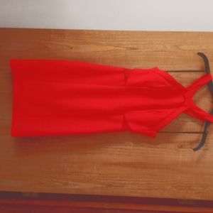Size 7, red cocktail dress